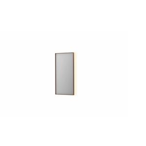 INK Spiegel  SP32 40x4x80 cm Incl. Indirect LED-Verlichting Rondom en Spiegelverwarming Geborsteld Koper