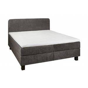 Woonexpress Boxspring Bilbao - Antraciet|Grijs|Zwart - Textiel