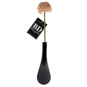 Bellatio Design Allium/Sierui Globemaster kunstbloem - losse steel - zalmroze - cm - Natuurlijke uitstraling -