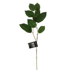 Bellatio Design Kunstbloem bladgroen tak Salal - 77 cm - boeket opvulling - groen - kunst zijdebloe -