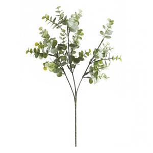 Merkloos Kunstbloem/kunsttak Eucalyptus Cinera - 65 cm - losse steel - kunst zijdebloemen -