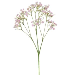 Merkloos Kunstbloemen - Gipskruid/Gypsophila - takken - roze - 70 cm -
