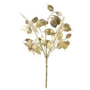 Countryfield Kunsttak/kunstbloem - Lunaria - metallic goud - cm - kunststof -