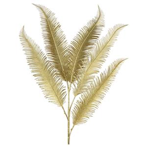 Countryfield Kunsttak/kunstbloem - Varen - goud - 82 cm - kunststof - glans -
