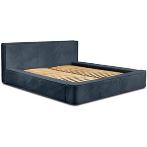 Trea Mobler Trae Mobler Harmon 160x200 cm Gestoffeerd Bed Navy Blauw