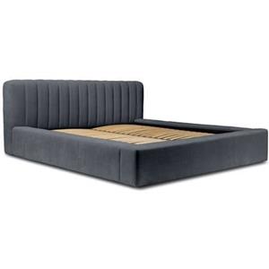 Trea Mobler Trae Mobler Como 140 x 200 cm Gestoffeerd Bed Donkerblauw