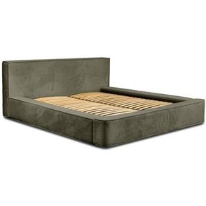 Trea Mobler Trae Mobler Harmon 180x200 cm Gestoffeerd Bed Olijfgroen