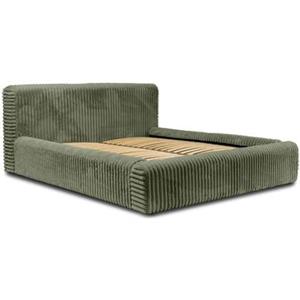 Trea Mobler Trae Mobler Hana 140 x 200 cm Gestoffeerd Bed Olijfgroen
