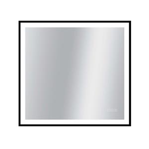 Praxis Swann Spiegel Met Led 75x80cm Zwart