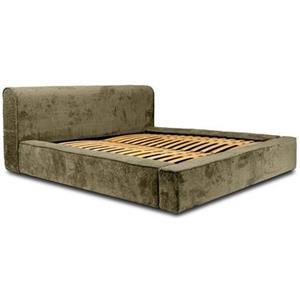 Trea Mobler Trae Mobler Fatima 180 x 200 cm Gestoffeerd Bed Olijfgroen