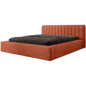 Trea Mobler Trae Mobler Amira 160 x 200 cm Gestoffeerd Bed Baksteenrood