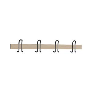 Wandkapstok BASIC PLUS, h x b x d = 160 x 996 x 68 mm, eikenhoutdecor