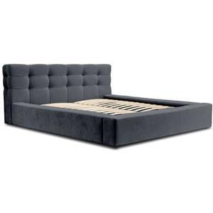 Trea Mobler Trae Mobler Grace 140 x 200 cm Gestoffeerd Bed Donkerblauw