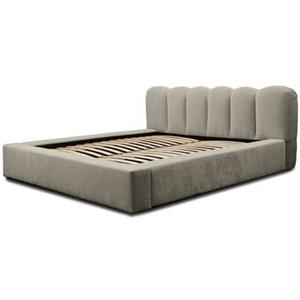Trea Mobler Trae Mobler Dallas 140 x 200 cm Gestoffeerd Bed Taupe