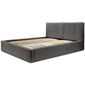 Trea Mobler Trae Mobler Montana 140 x 200 cm Gestoffeerd Bed Donkergrijs