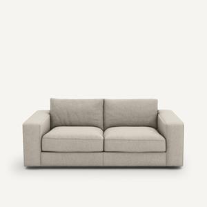 AM.PM Compacte bank 3-zit in getextureerd viscose/linnen, Skander