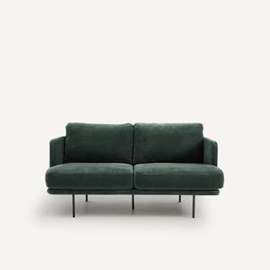 AM.PM Bank in fluweel, 2-zit, Antoine design E. Gallina