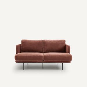 AM.PM Bank in fluweel, 2-zit, Antoine design E. Gallina