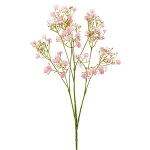 Emerald Kunstbloem Gipskruid - 68 cm - lichtroze - losse tak - kunst zijdebloem - Gypsophila -