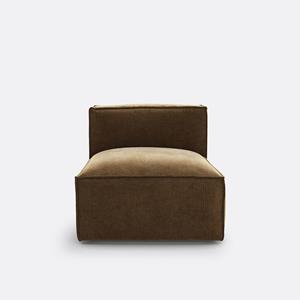 LA REDOUTE INTERIEURS Modulaire fauteuil van vintage ribfluweel, Seven