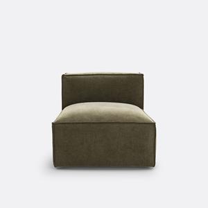 LA REDOUTE INTERIEURS Modulaire fauteuil van vintage ribfluweel, Seven