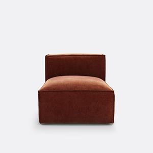 LA REDOUTE INTERIEURS Modulaire fauteuil van vintage ribfluweel, Seven