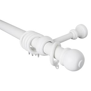 Praxis Gordijnroede Set Oslo Wit 250cmx35mm
