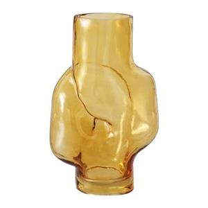 HKLIVING Gleam Glass Vaas High - Amber