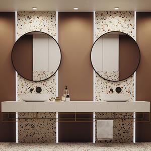 Maytoni Hoop inbouwlamp, hoekig, wit