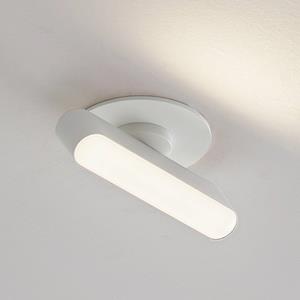 LINDBY LED inbouwlamp Eldrin, wit, lichtstrip, 13,1 cm
