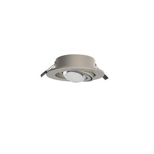 Megatron inbouwspot Planex Powerlens, 4,8 W, nikkel