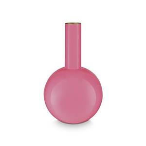 Pip Studio  Bloemenvaas - Donker Roze vaas - Metaal - 19x33cm