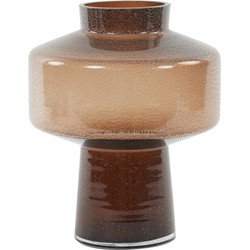 Light & Living  Vaas TRASMON - Ø23.5x29.5cm - Bruin