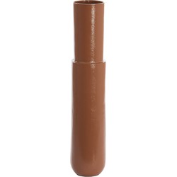 Light & Living Light&living Vaas deco Ø13x64 cm ASEGO glanzend terra-bruin