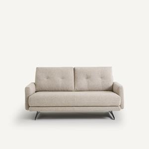 AM.PM 2-zitsbank van getextureerd viscose/linnen, Delicato