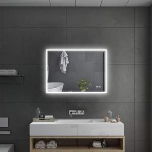 Sanexo Badkamerspiegel Starlight Touch 70X50Cm Met Led Verlichting En Spiegelverwarming