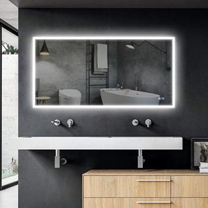 Sanexo Badkamerspiegel Starlight Touch 120X60Cm Met Led Verlichting En Spiegelverwarming