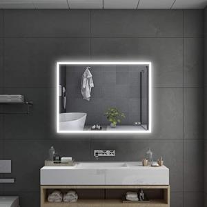 Sanexo Badkamerspiegel Starlight Touch 80X60 Cm Met Led Verlichting En Spiegelverwarming