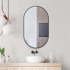 Sanexo Spiegel Daylight Ovaal Zwart 60X100Cm