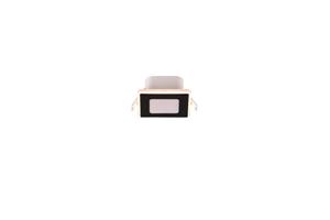 Trio Lighting LED inbouwlamp Nimbus IP44 8,5x8,5cm 830 zwart
