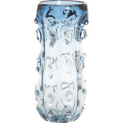 Light & Living Light&living Vaas Ø15x33,5 cm TORBEN glas blauw