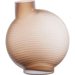 Light & Living Light&living Vaas 25x13x27,5 cm TORNA glas bruin