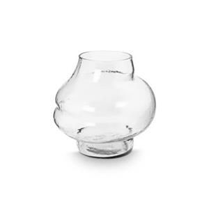 Vtwonen  Bloemenvaas - Woonaccessoires - Glazen vaas - 27x25cm