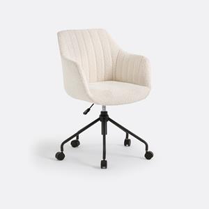 LA REDOUTE INTERIEURS Bureaufauteuil in bouclette stof, Matie