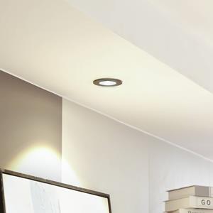 Arcchio LED downlight Lirin, zwart, 2.700K