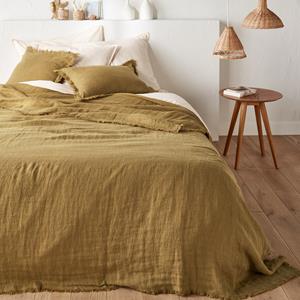 LA REDOUTE INTERIEURS Bedsprei in gewassen linnen, Linange