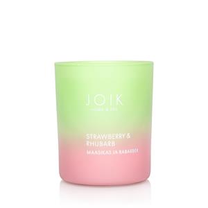 Joik Vegan Geurkaars Strawberry & Rhubarb