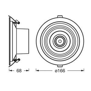 LEDVANCE Decor Filament Halo LED downlight