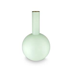 Pip Studio  Bloemenvaas - Blauwe vaas - Metaal - 24.5x42cm