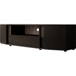 Meubella TV-Meubel Minsk - Zwart - 179 cm